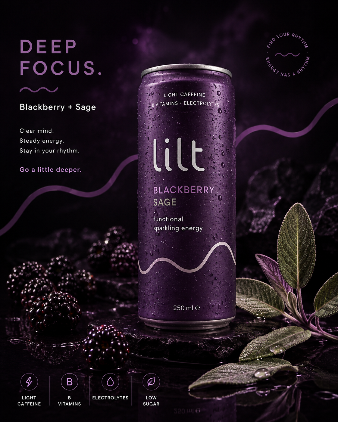 LILT Blackberry and Sage campaign